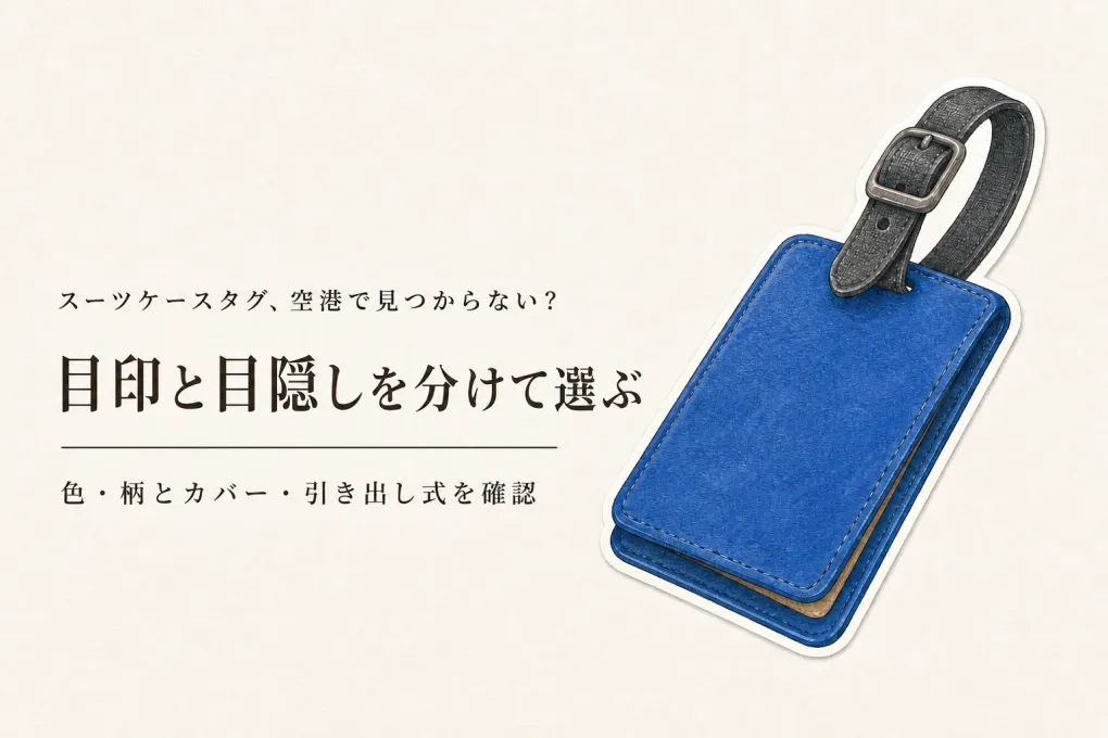 レビュー数が多いスーツケースタグを比べる｜空港で見分けやすく個人情報を隠せる構造で選ぶ