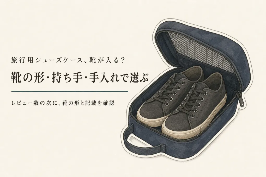 旅行用シューズケースおすすめ6選｜レビュー数順に靴のサイズ・持ち手・防水素材を比べる